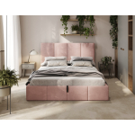 Bett in Rosa Farbe Schlafzimmer Einrichtung